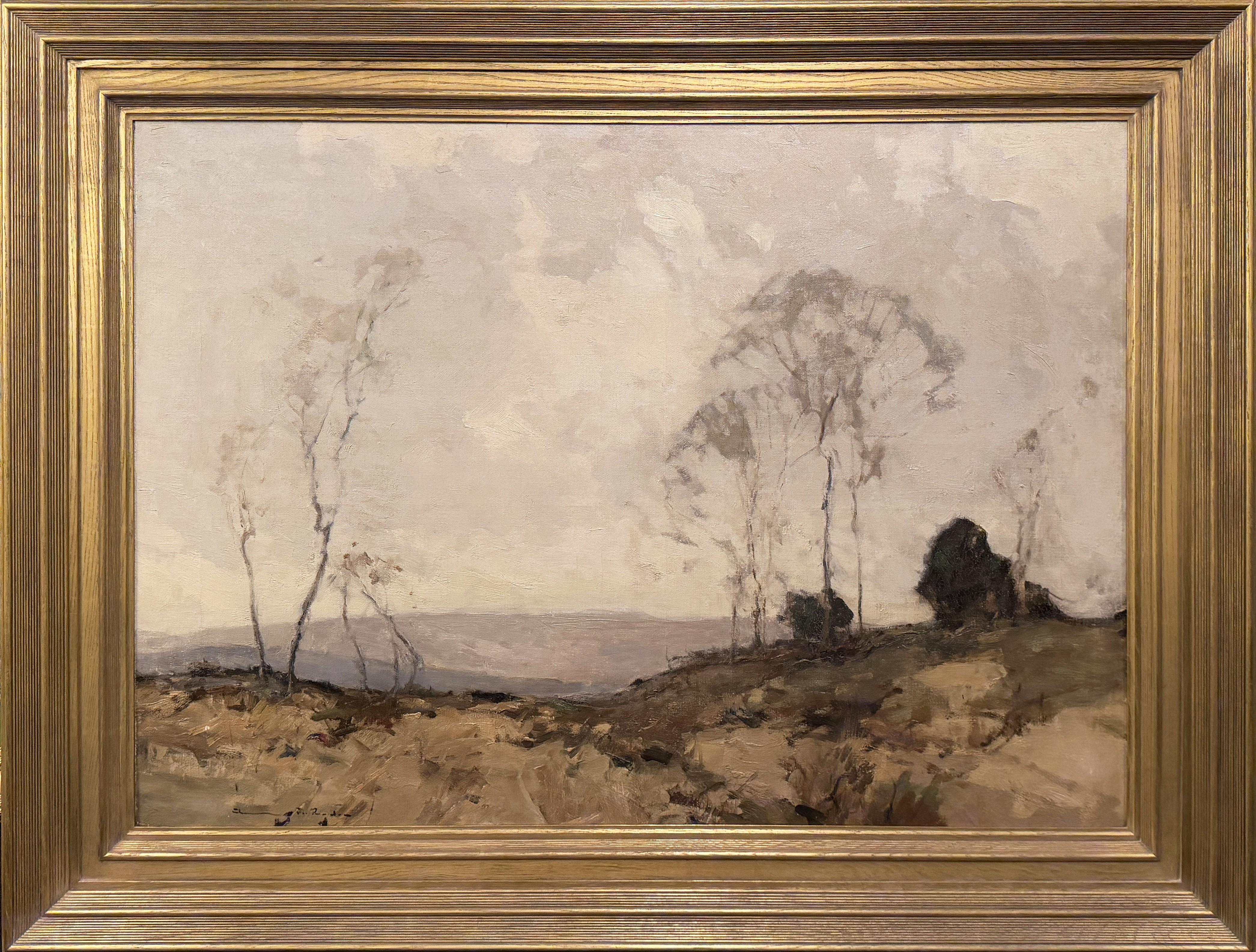 Chauncey Foster Ryder Impressionist Landscape Oil Painting with Trees