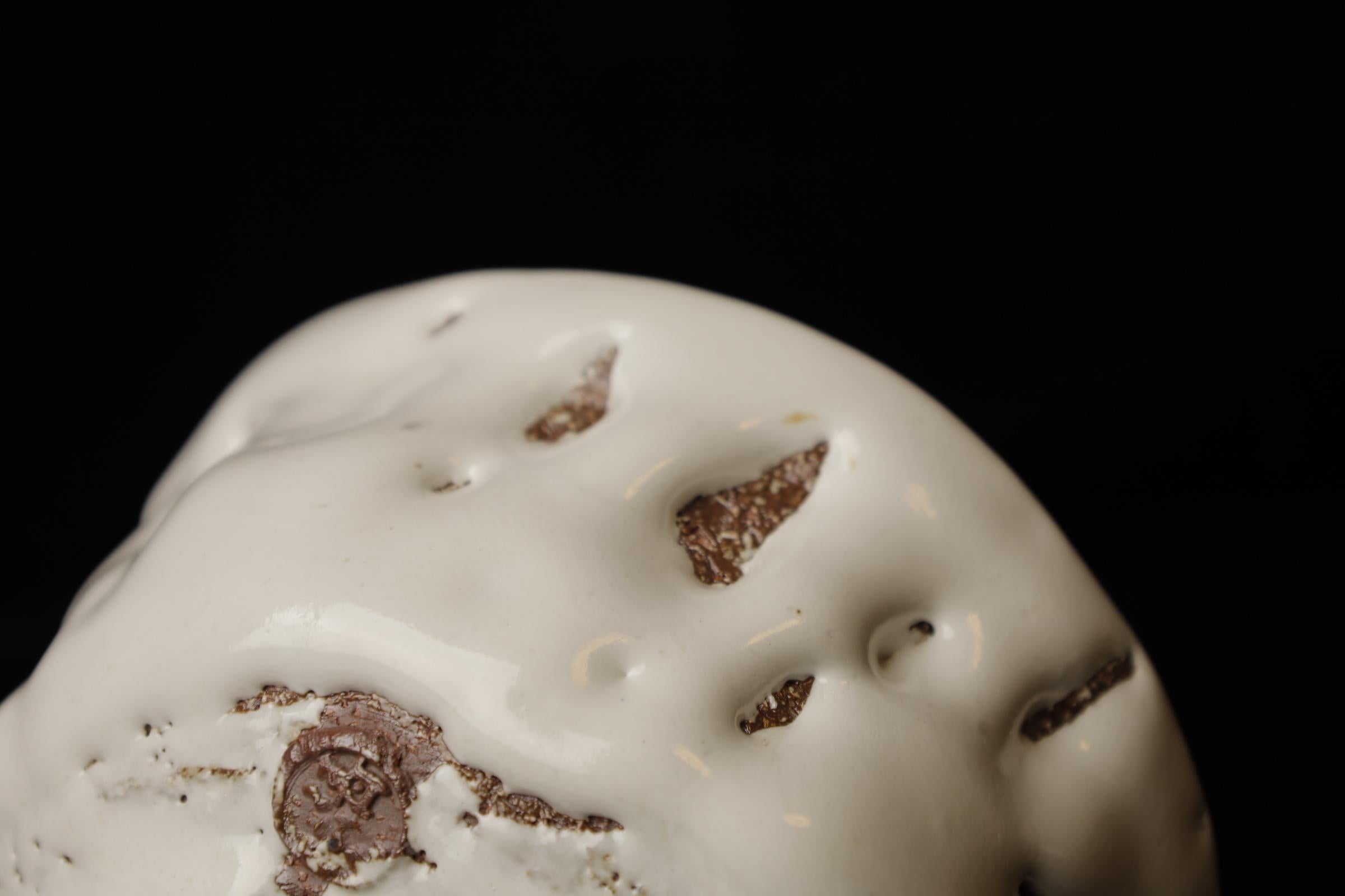 Chawan (ciotola da tè) del famoso artista contemporaneo di Hagi Seigan Yamane in vendita 10