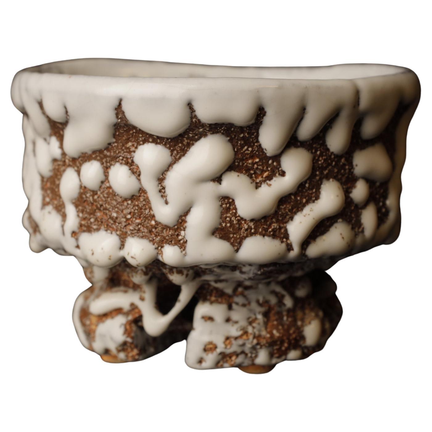 Chawan (ciotola da tè) del famoso artista contemporaneo di Hagi Seigan Yamane