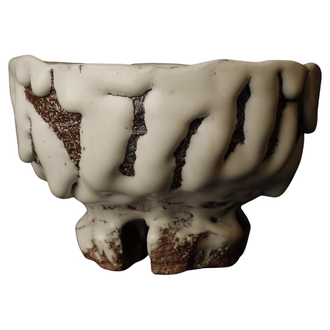Chawan (ciotola da tè) del famoso artista contemporaneo di Hagi Seigan Yamane