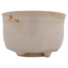 Chawan Tea Bowl, White Glaze Isak Isaksson Contemporary Ceramicist