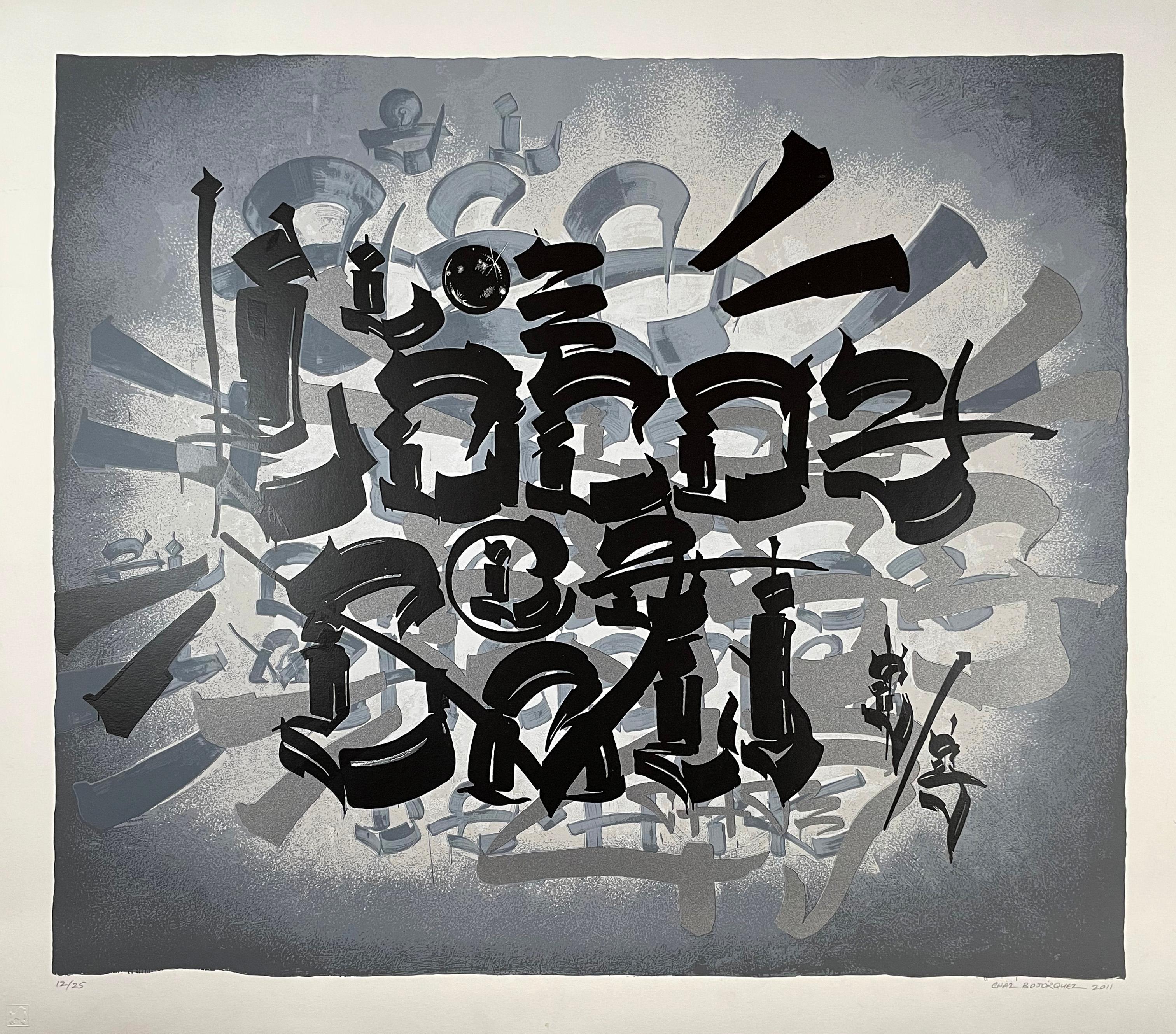 Tres Placas - Print de Chaz Bojorquez