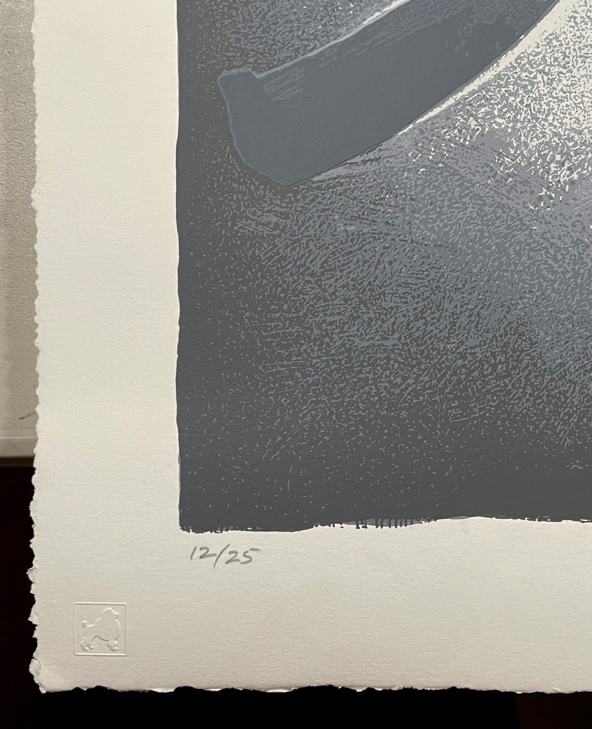Tres Placas - Print Contemporáneo de Chaz Bojorquez