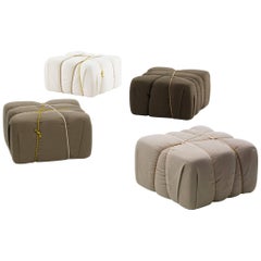 Che Pakko Ottoman in Beige by Claudio Bitetti & Mogg