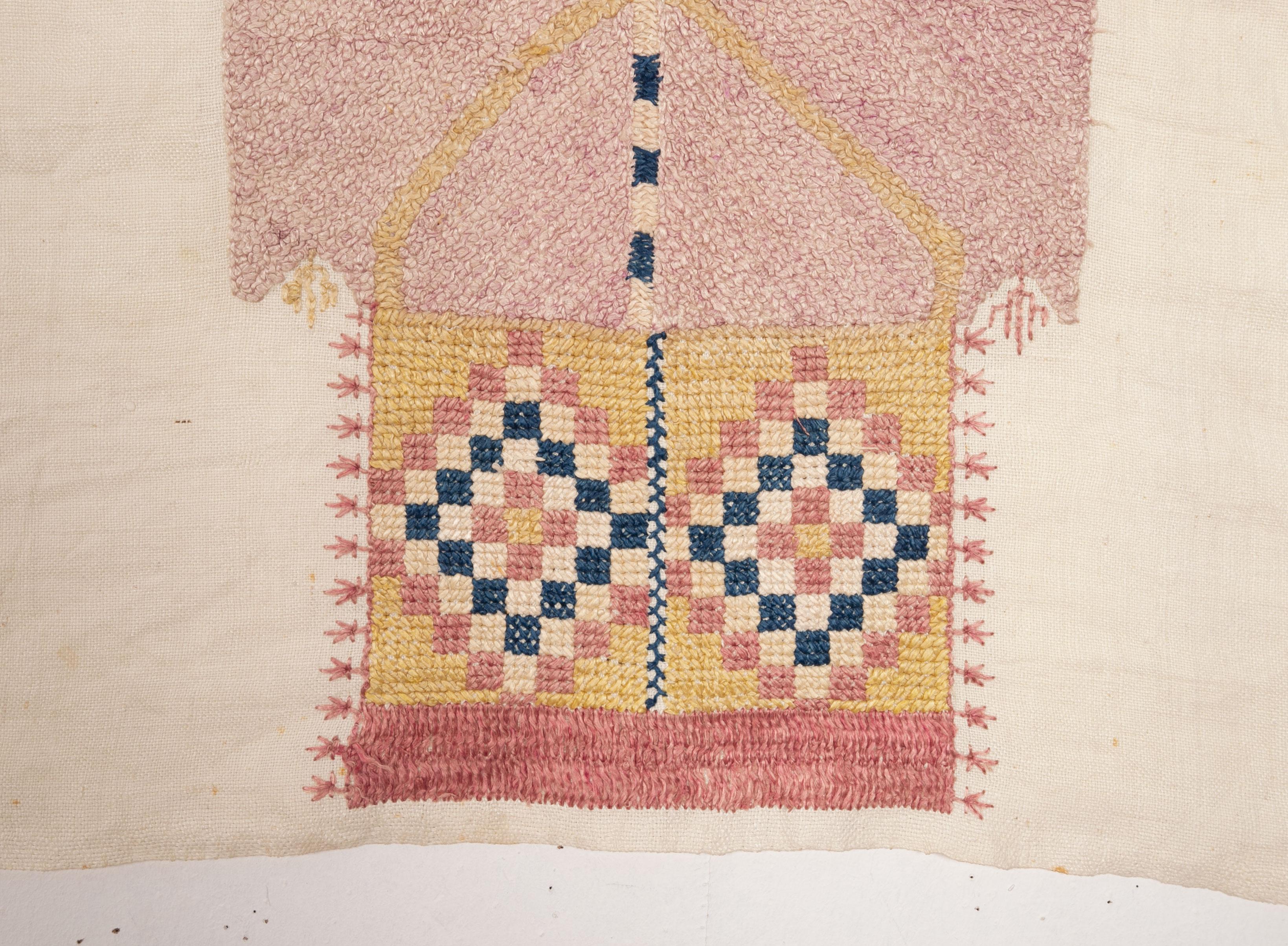 Chefchaouen Embroidery from Morocco, Late 19th Century In Good Condition For Sale In Istanbul, TR