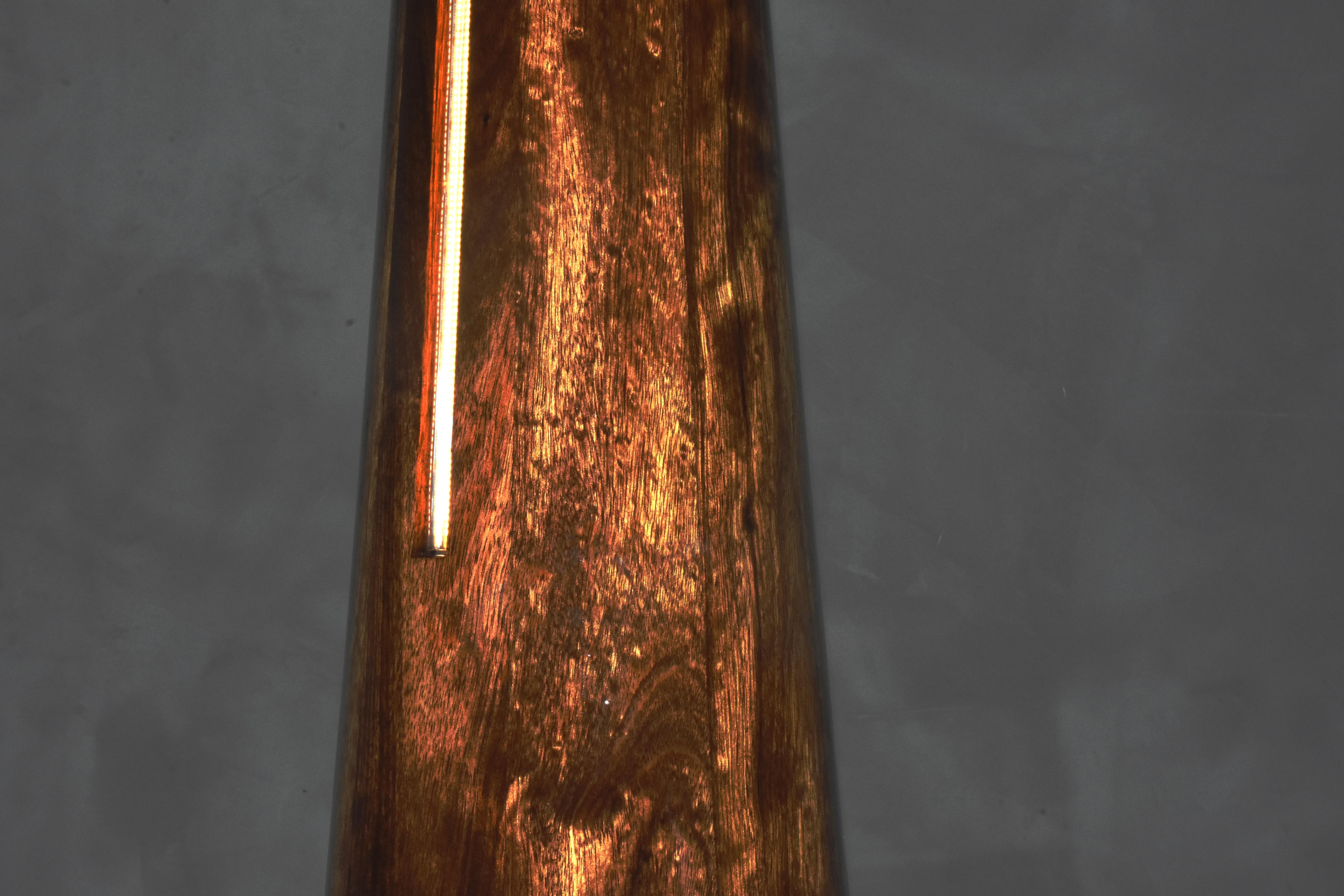Chechen Wood Floor Lamp by Alina Rotzinger In New Condition For Sale In Geneve, CH
