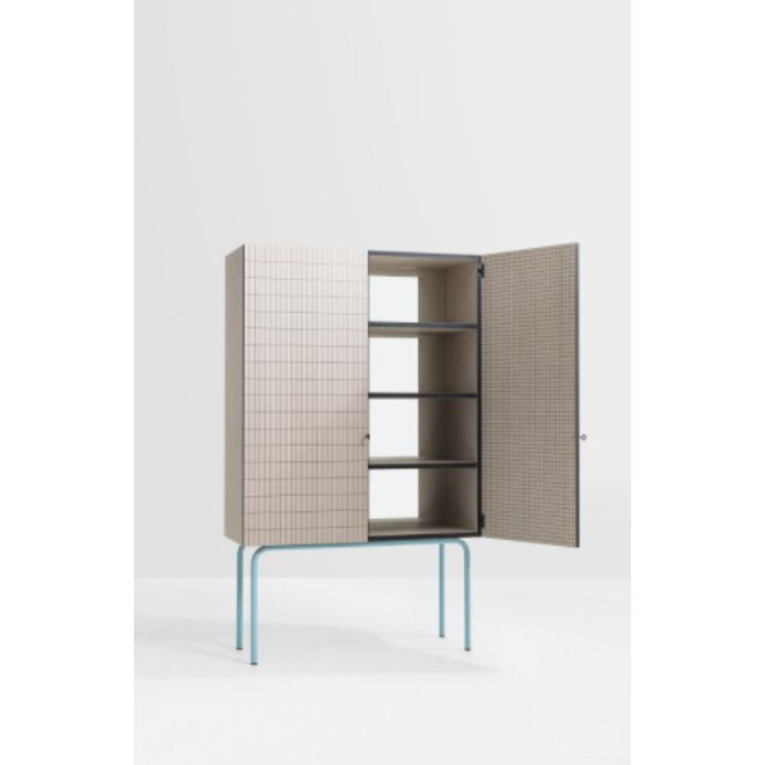 Post-Modern Check Cabinet by SEM For Sale