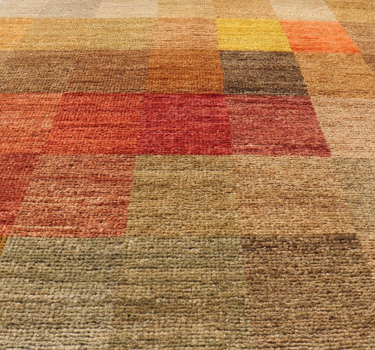 Checkerboard Master Sampler Rug in Multi Colors at 1stDibs