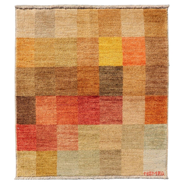 Checkerboard Master Sampler Rug in Multi Colors at 1stDibs