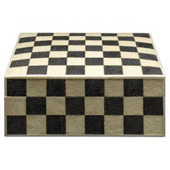 Checkerboard Shagreen Box