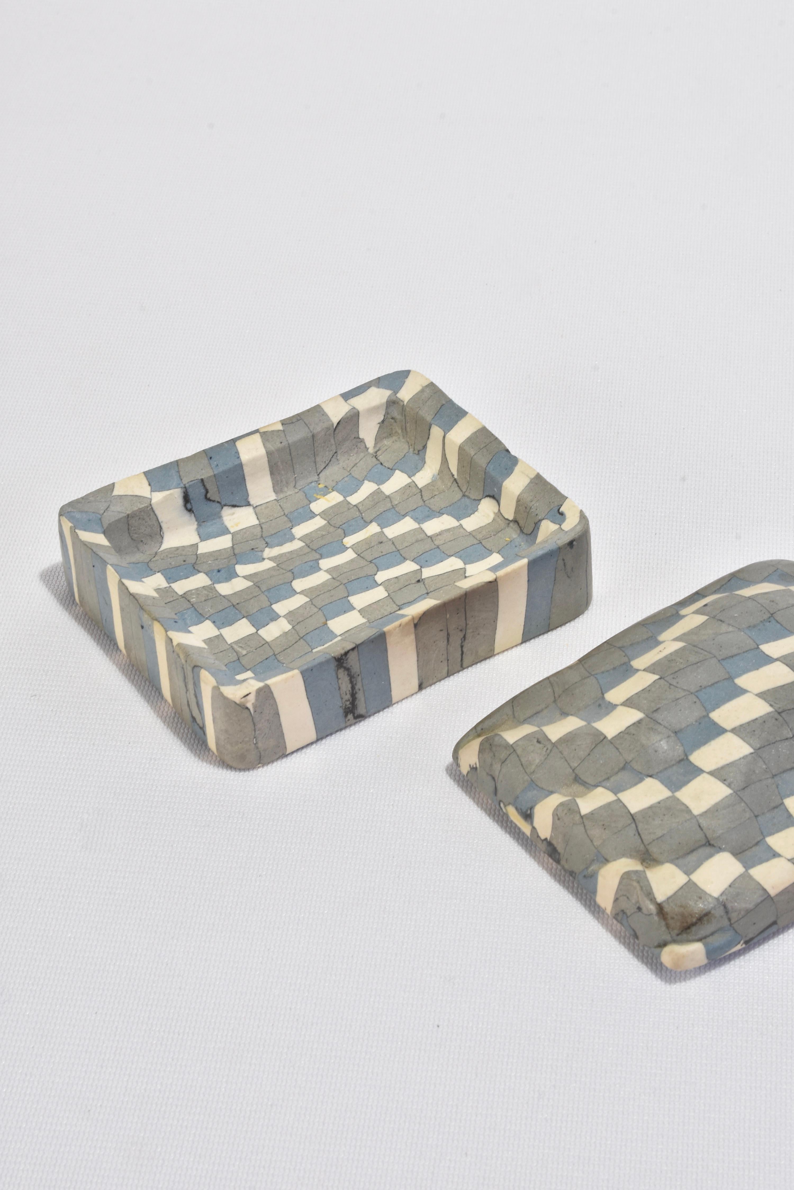 Checkered Ceramic Box 1