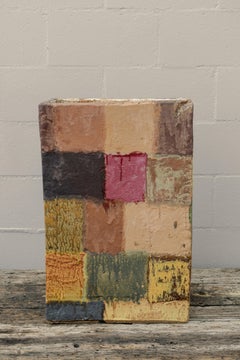 Checkered Multi-Glaze Planter by Jody Baral
