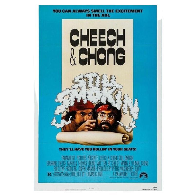 Cheech and Chong Still Smokin, Unframed Poster, 1983 For Sale