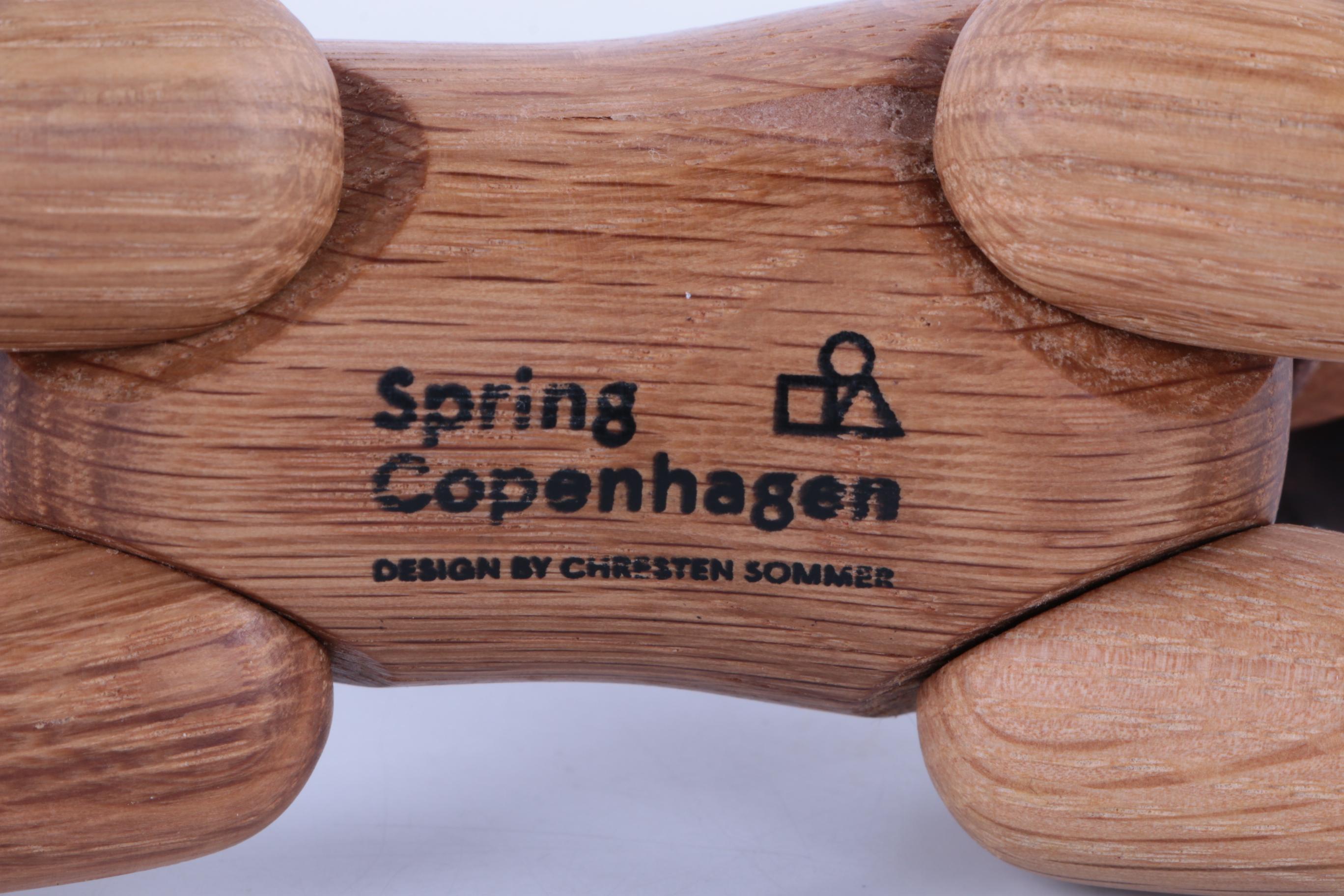 Cheerful Wooden Dog by Chresten Sommer for Spring, Copenhagen, Denmark 5