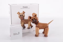 Cheerful Wooden Dog by Chresten Sommer for Spring, Copenhagen, Denmark