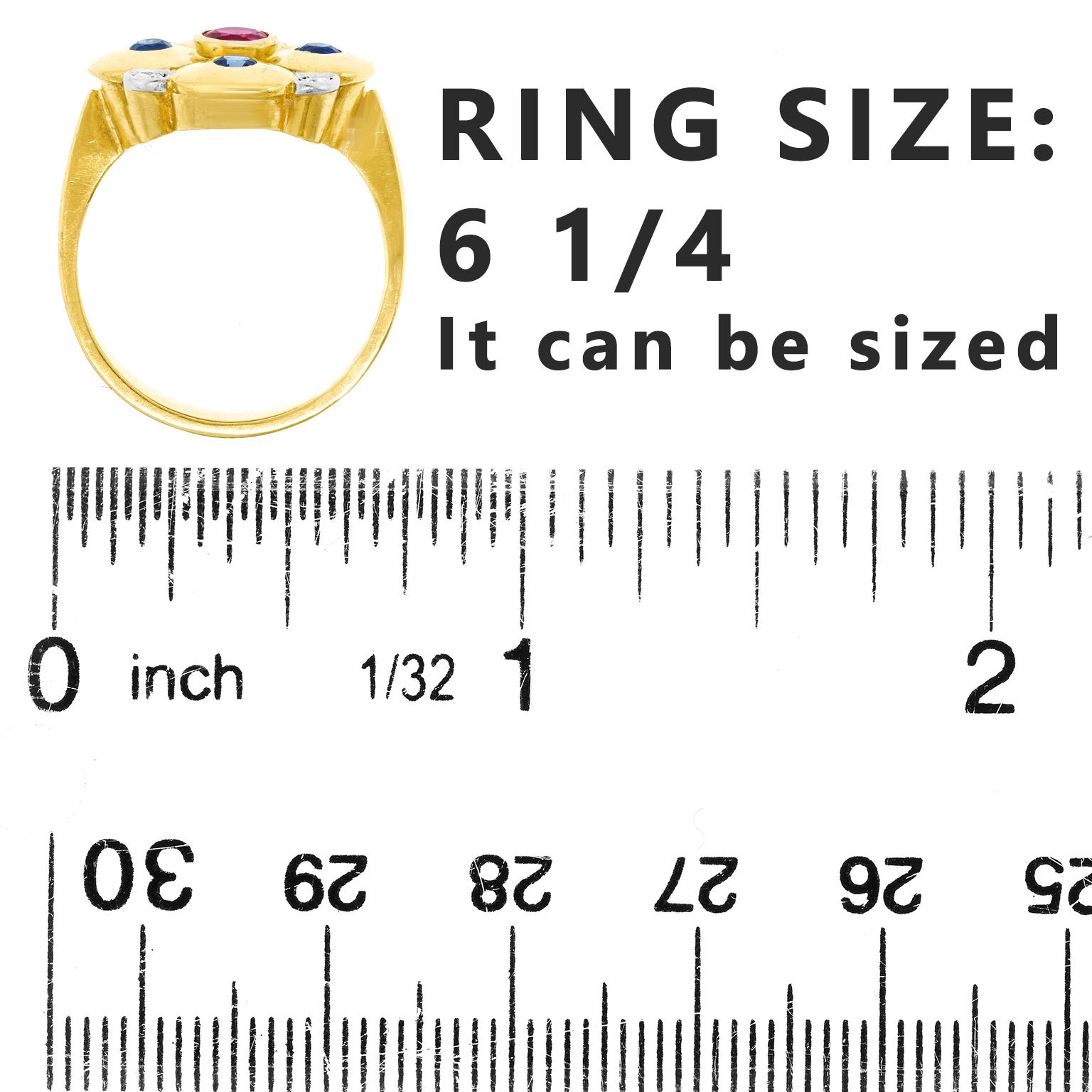 Cheerfully Zurich Chic, 18k Ring For Sale 1