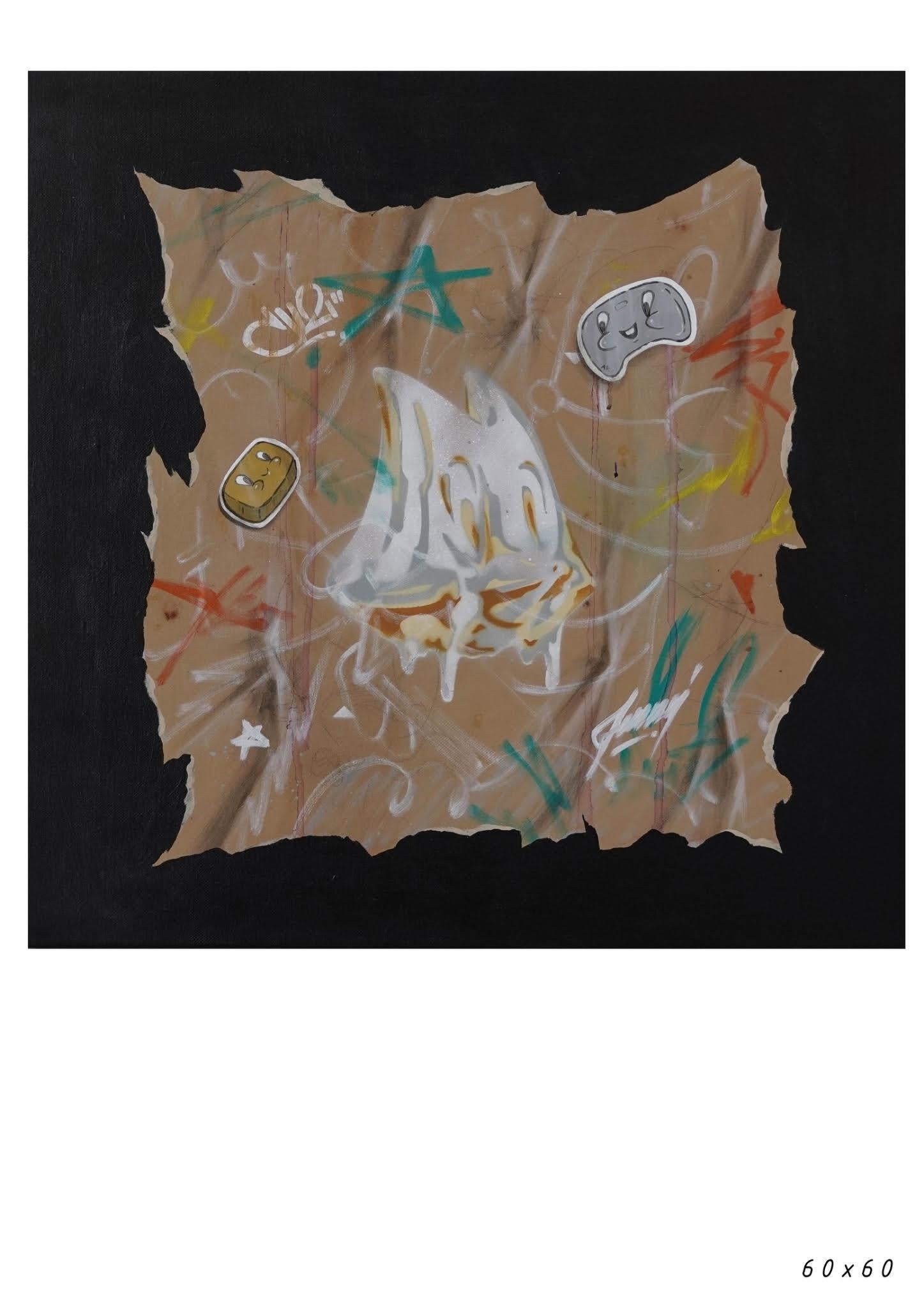 Alles vorbei – Painting von Cheese Arnon