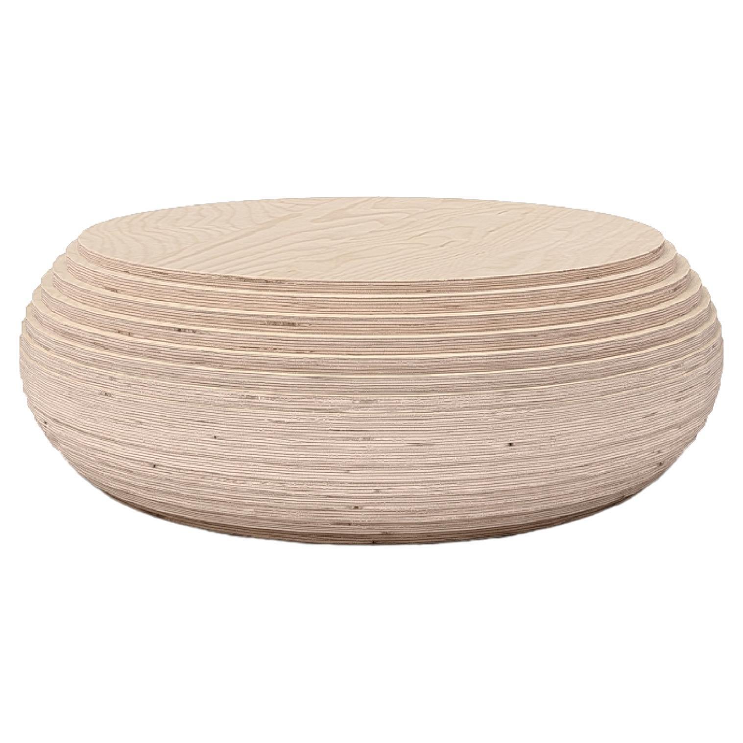 Cheese Large by Piegatto, une table basse sculpturale