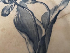 Cheese Tray in Ceramic France 1950s Blue Color signed Birds Decorative Patterns