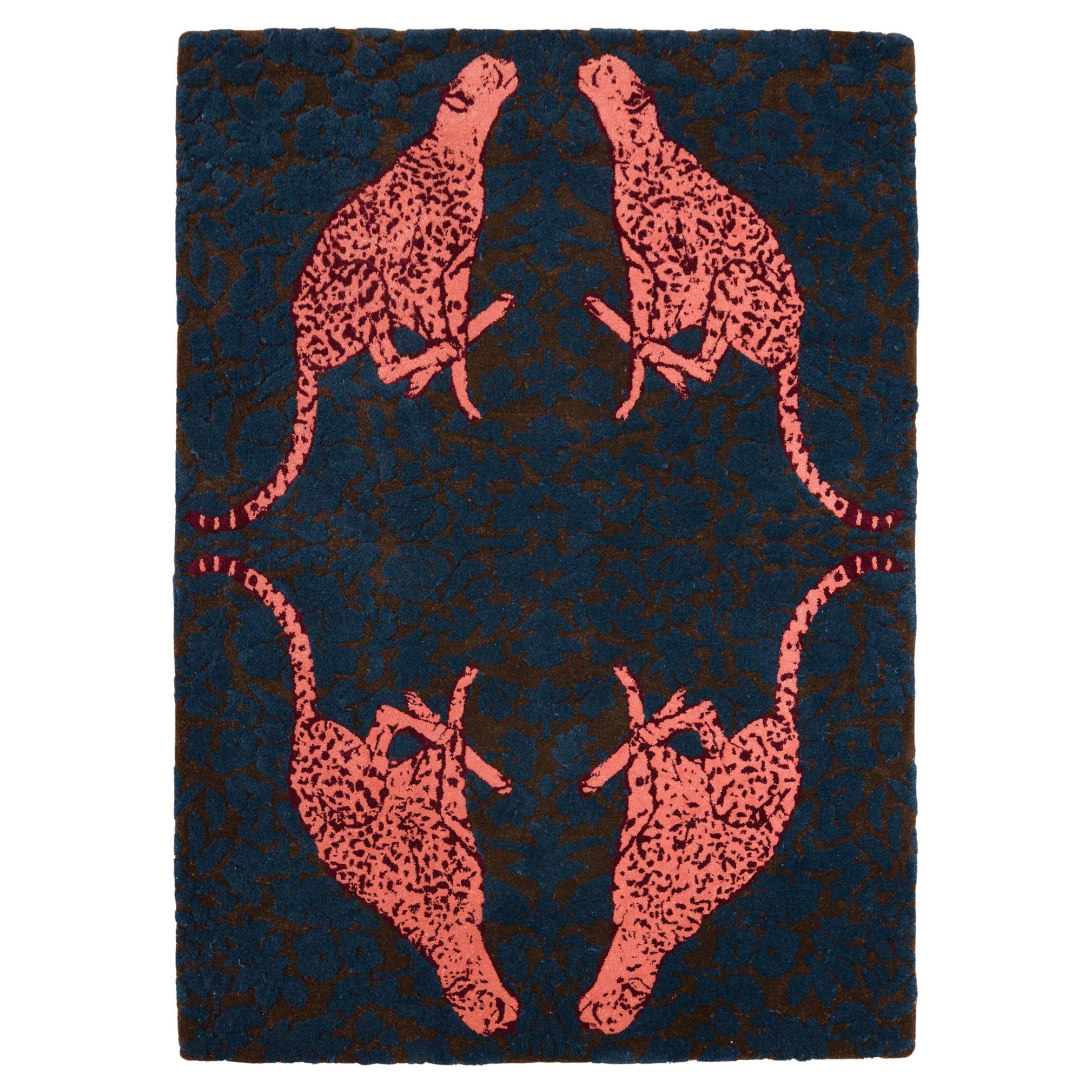 Cheetah Tufted Rug, "The Four Winds" Artist and Workshop collaboration