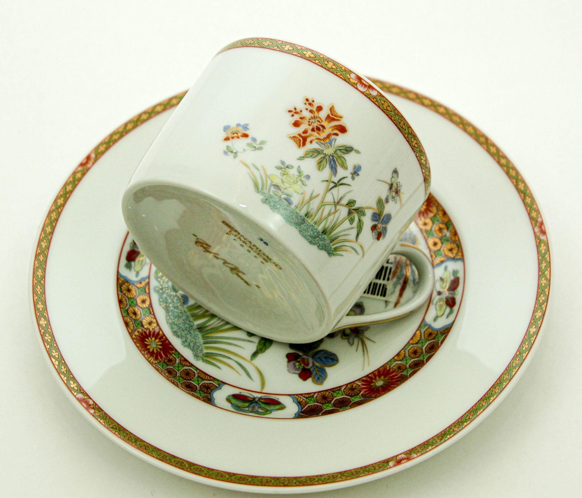 Juego de 5 piezas de porcelana Chef D'Oeuvre by Bernardaud Limoges France siglo XX en venta