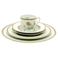 Vintage Chef D'Oeuvre by Bernardaud Limoges France Porcelain Set of 5