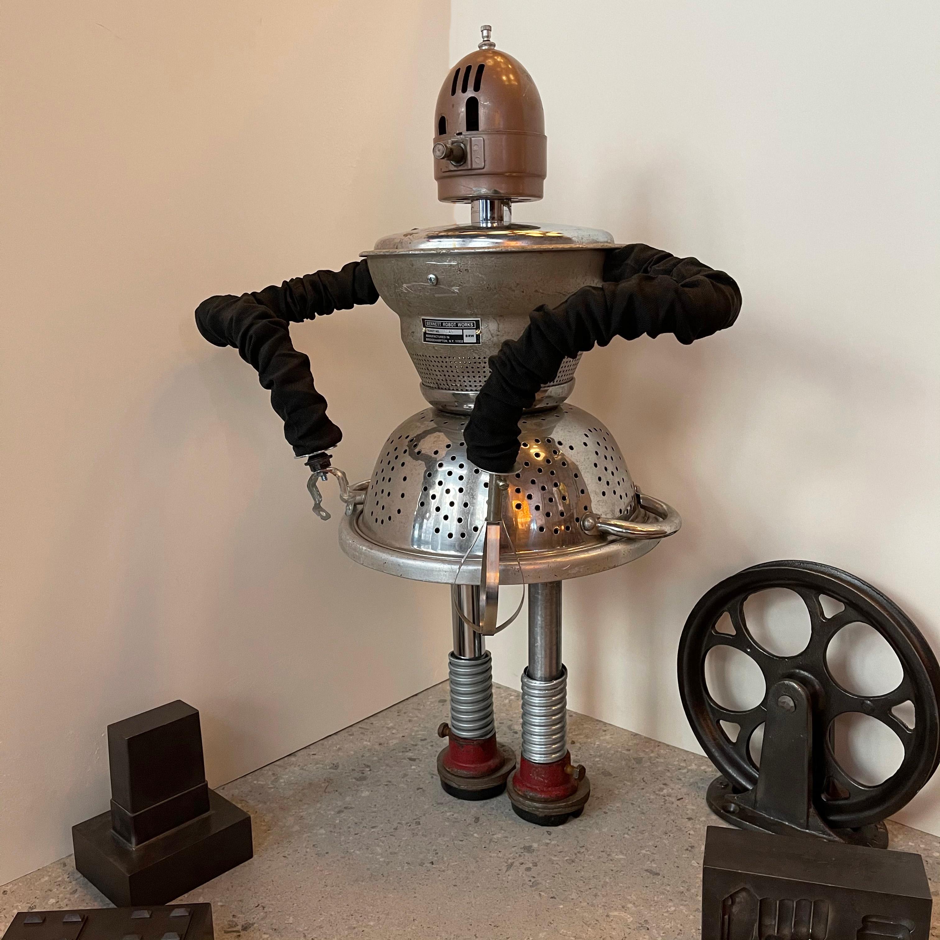 Machine Age Chef Robot Sculpture by Bennett Robot Works