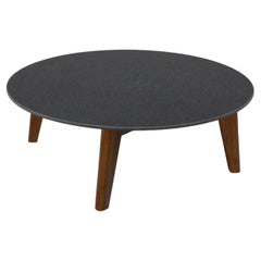 Chelini Edgar Round Lava Stone Coffee Table