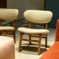 Chelini Little Inga Canaletto Walnut & Beige Chair