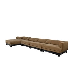 Chelini Paris Extra 4-Module Brown Sofa