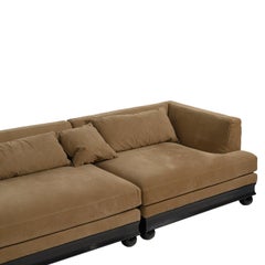 Chelini Paris Extra Brown Middle Unit Modular Sofa