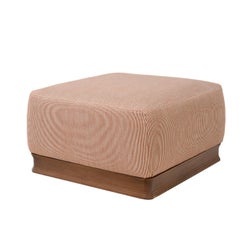 Pouf quadrato a righe Chelini Paris