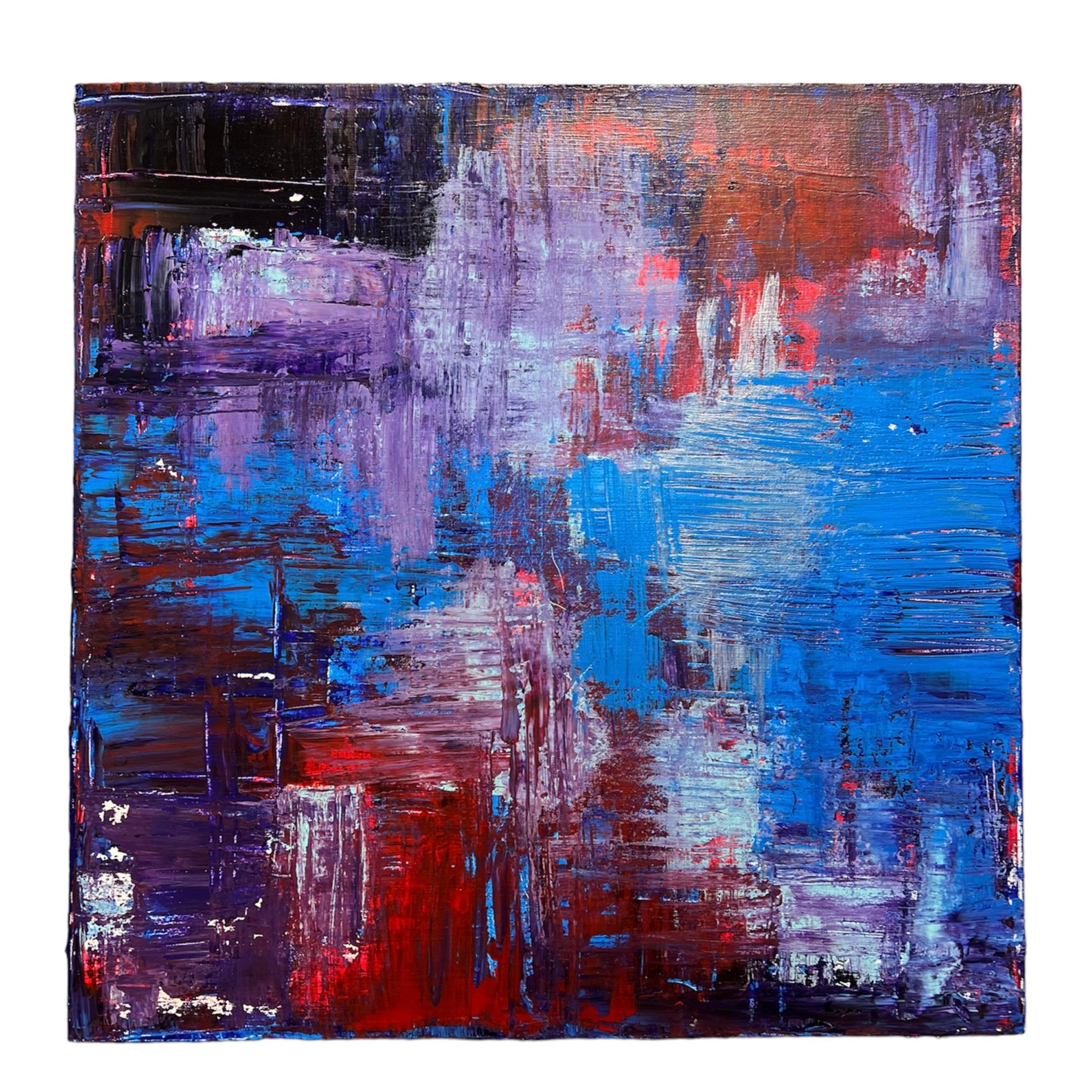 Chelsea A. Benally  Abstract Painting - Purple Haze