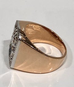 Chelsea Black and White Diamond Signet Ring, by Martyn Lawrence Bullard