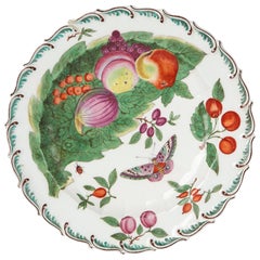 Chelsea Botanical Hans Sloane Porcelain Plate, circa 1755