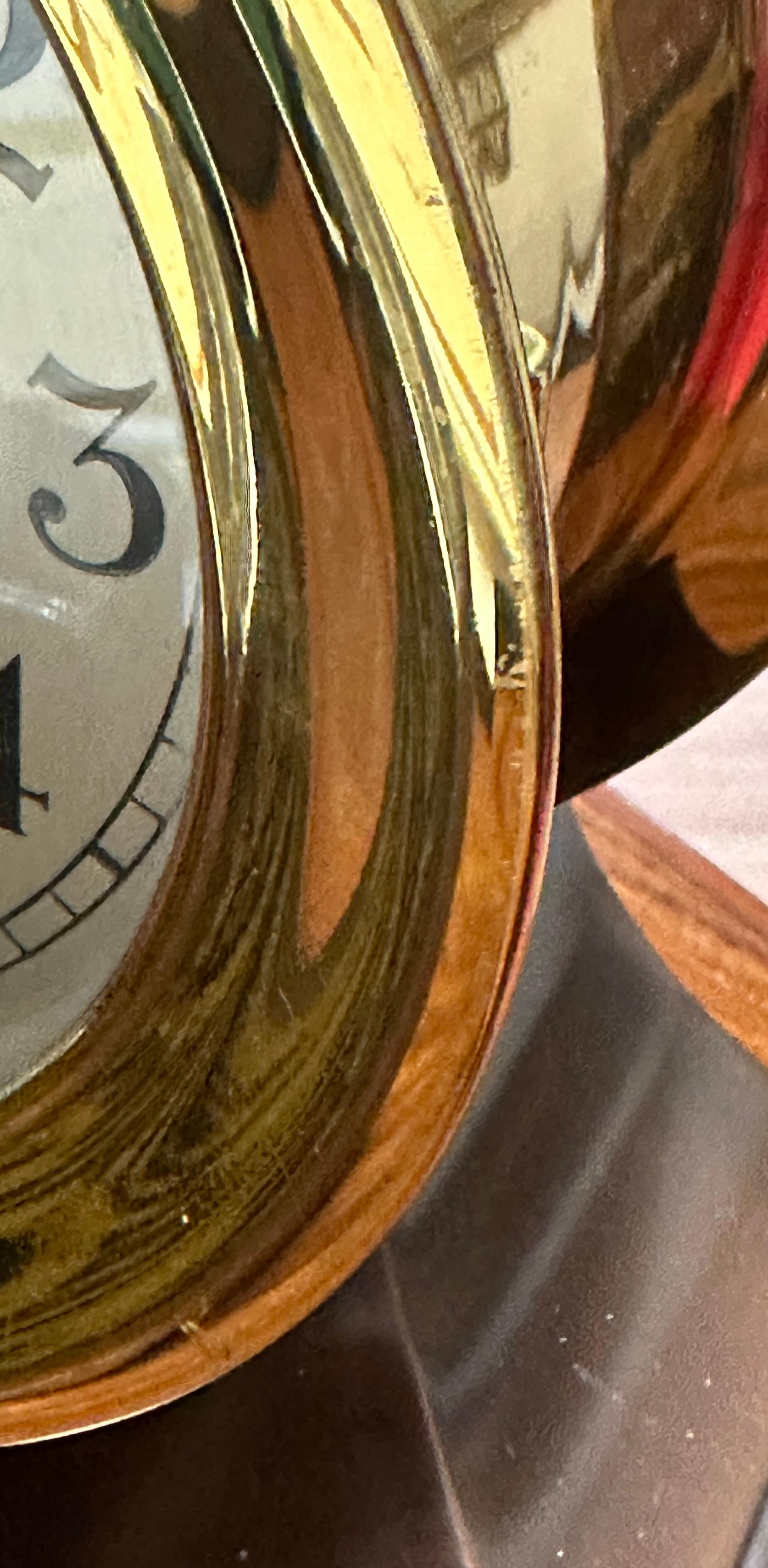 Chelsea Bronze Ships's Bell Clock 3