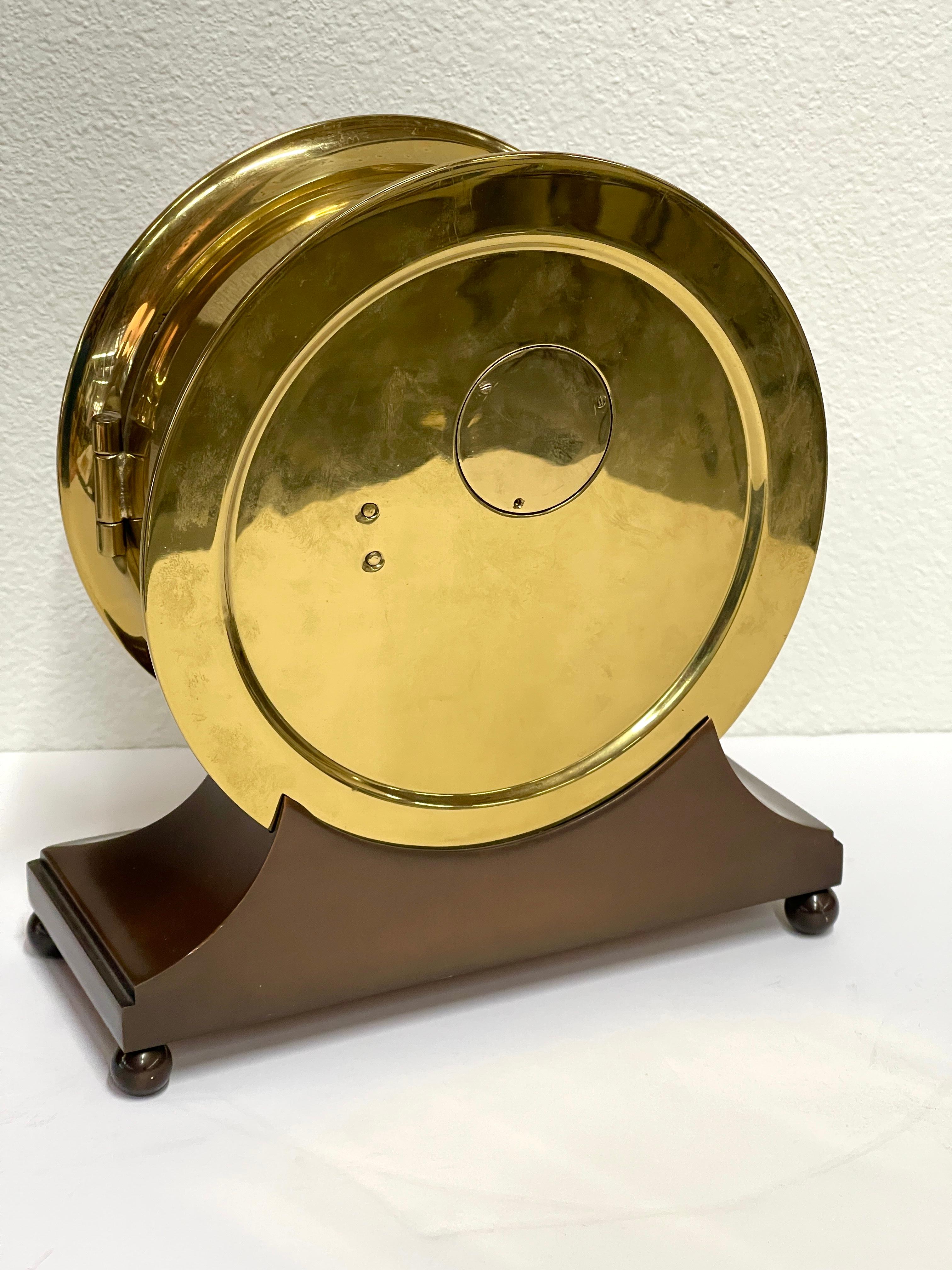 American Chelsea Bronze Ships's Bell Clock