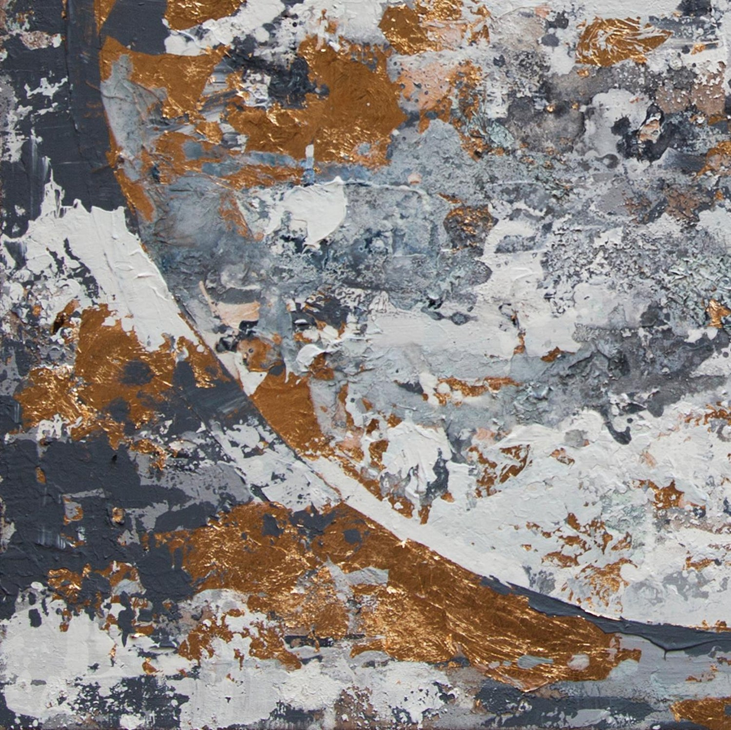 Chelsea Davine Grey And Gold Meridian 21st Century