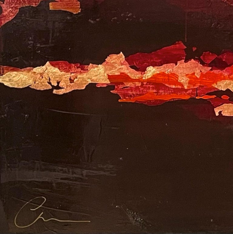 Chelsea Davine Nightfall 21st Cent., Contemporary, Abstract, Oil