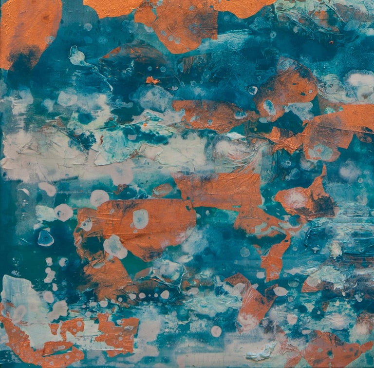 Chelsea Davine Summer Sea With Copper 21st Cent Contemporary