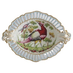 Chelsea-Derby Pierced Chestnut Basket or Dish Porcelain, English, circa 1770