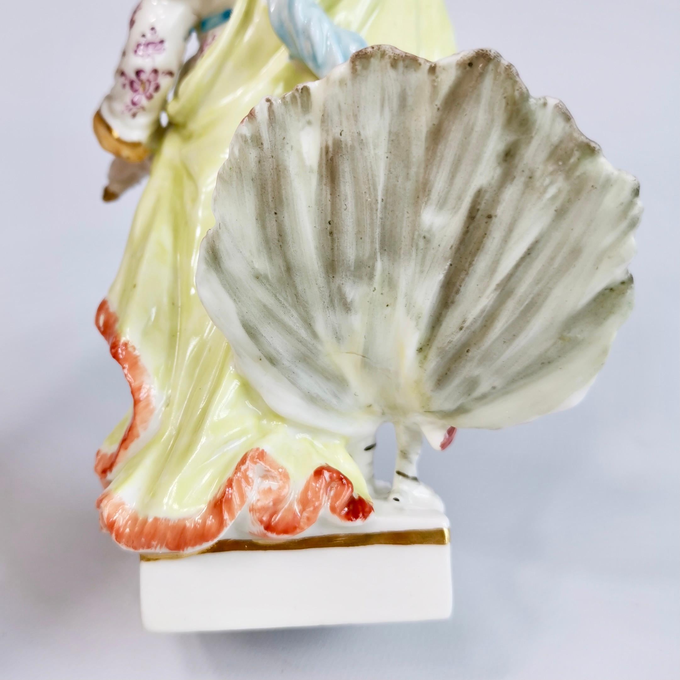 Chelsea-Derby Porcelain Figure of Juno with a Peacock, ca 1780 4