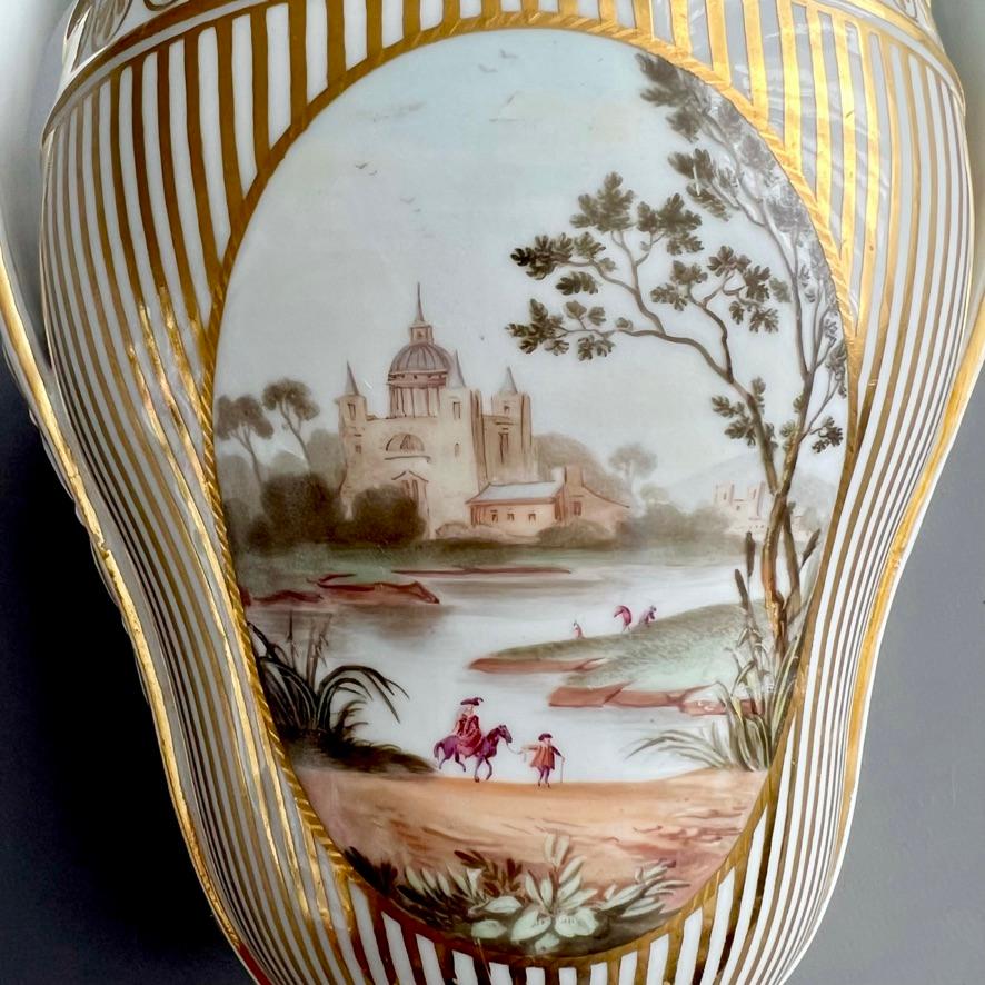 Vaso e coperchio di Chelsea-Derby, Zachariah Boreman e Richard Askew, 1783-1784 In condizioni buone in vendita a London, GB