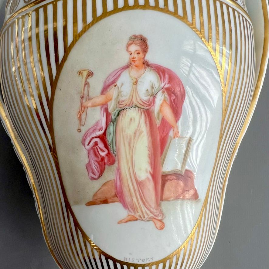 Fine XVIII secolo Vaso e coperchio di Chelsea-Derby, Zachariah Boreman e Richard Askew, 1783-1784 in vendita