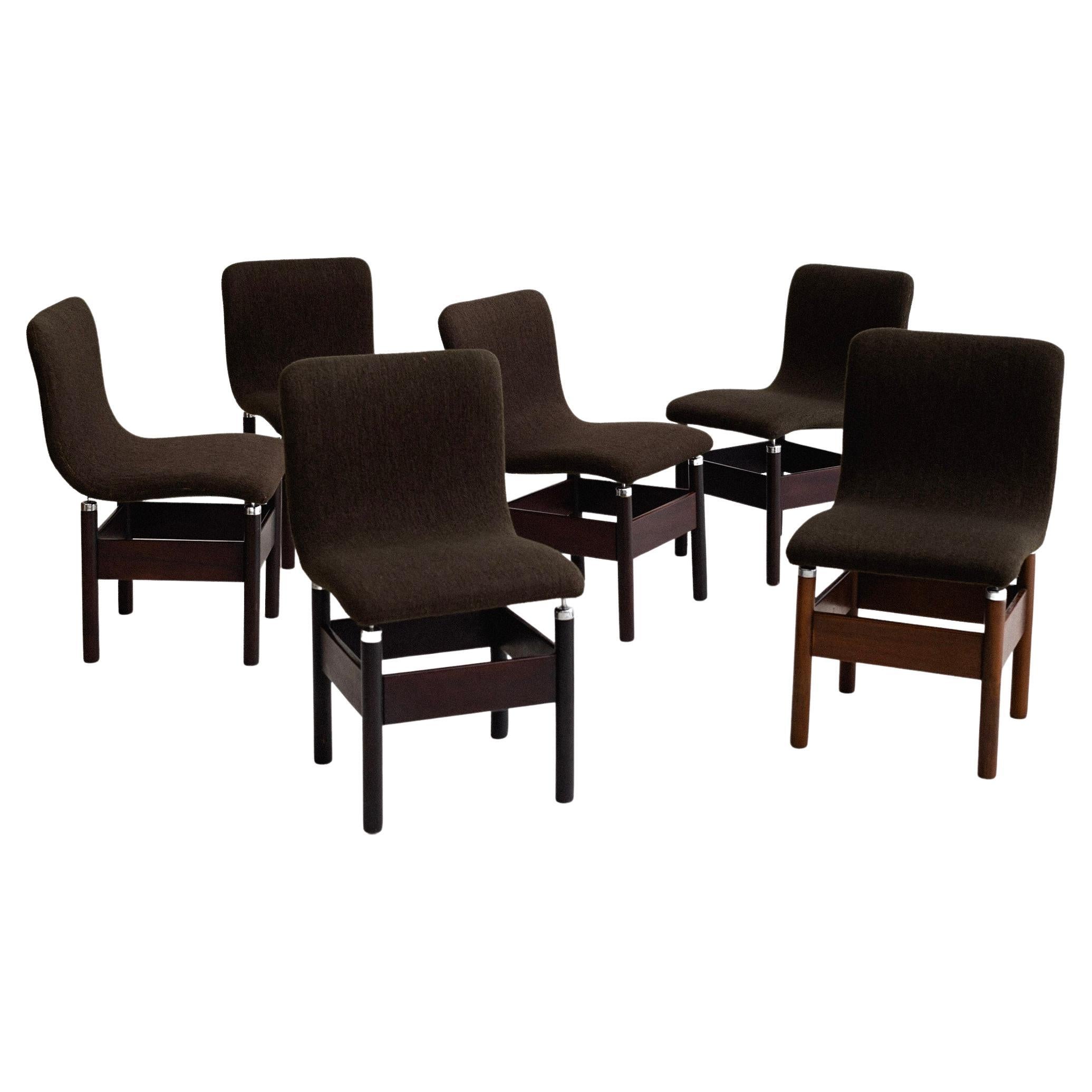 ‘Chelsea’ Dining Chairs by Vittorio Introini for Saporiti, Set of 6 For Sale