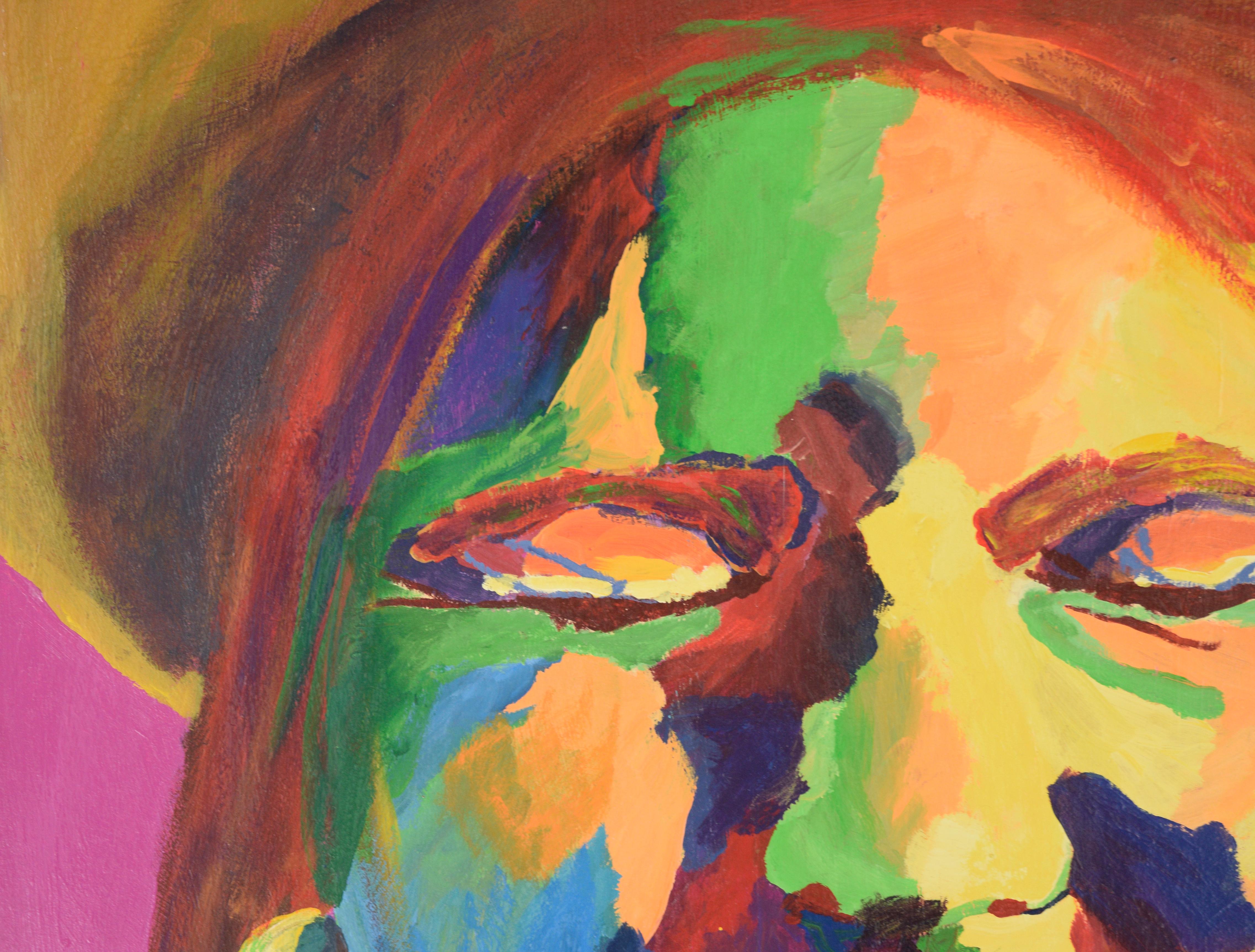 Lachende Frau  – Painting von Chelsea Frost