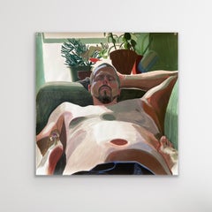 "Succulent" - Contemporary Figurative Oil Painting on paper