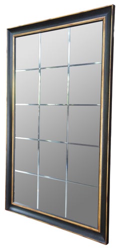 Chelsea House Black Gold Lawing Industrial Full Length Wall Mirror Transitional
