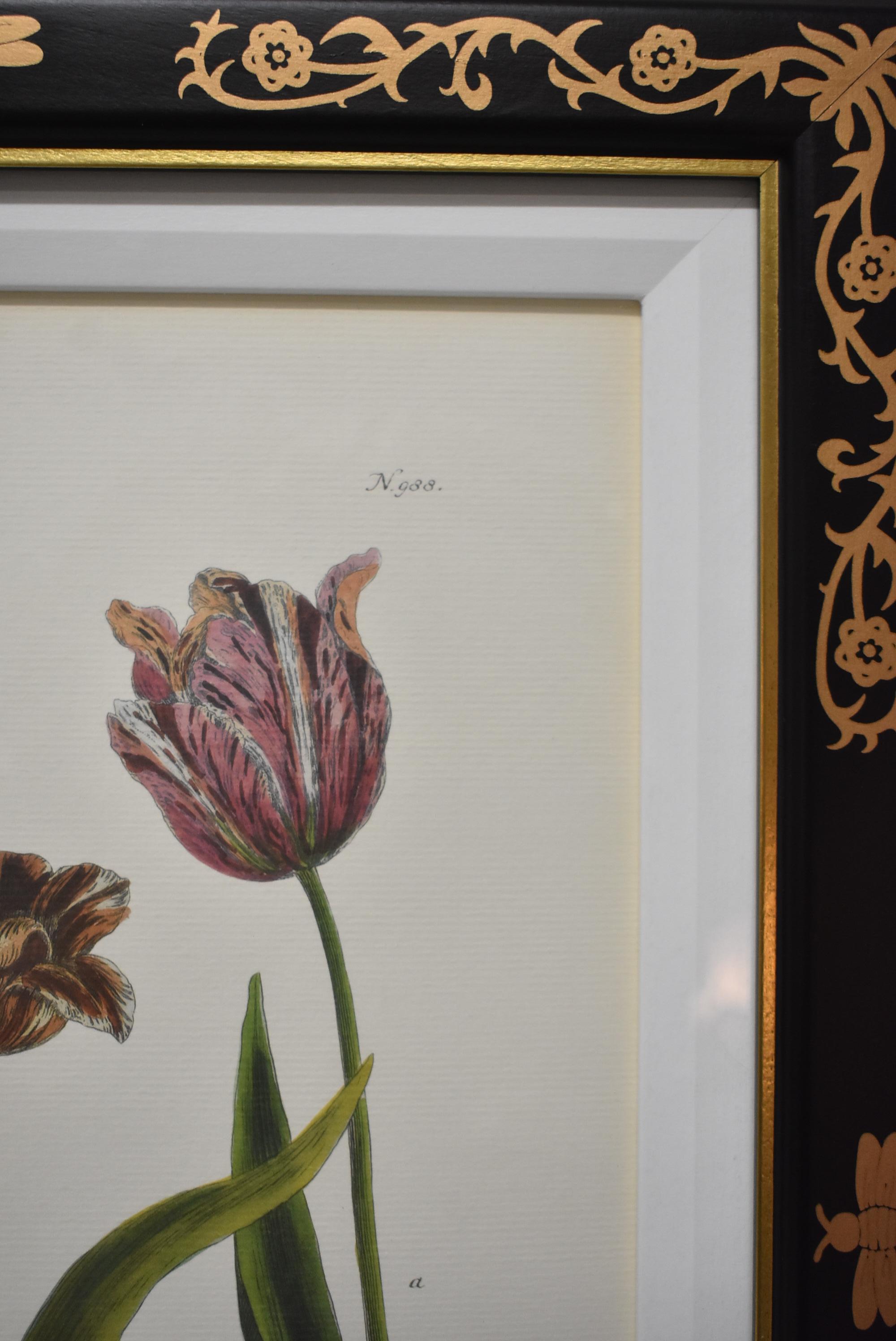 American Classical Chelsea House December Tulip A Bumble Bee Frame