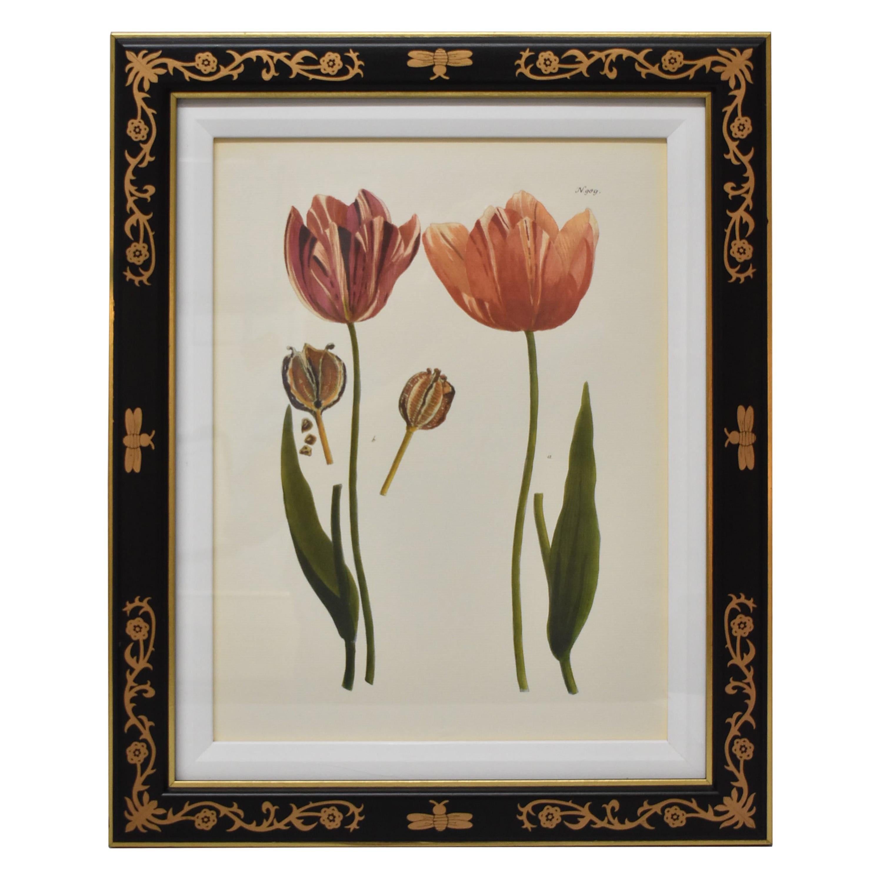 Chelsea House December Tulip D #988 Bumble Bee Frame